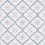 Smile Tile Эклектика Арабески голубой Керамогранит 20x20 см, Индия, ничего - фото 2