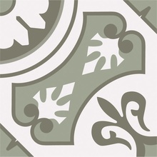 Smile Tile Эклектика Пальмира зеленый Керамогранит 20x20 см, Индия, ничего - фото 1 - фото 1