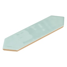 Smile Tile Picket Aqua Настенная плитка 7,5x30 см, Индия - фото 1 - фото 2