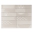 Smile Tile Rivera Milky White Настенная плитка 7,5x30 см, Индия, под кирпич  - фото 1