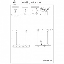 ST-Luce Asolo SL1185.203.04 Потолочный светильник 87x24,5x60 см, Италия - фото 1 - фото 4