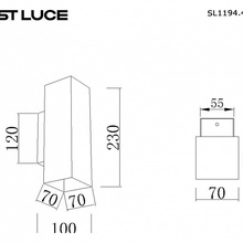 ST-Luce Earthy SL1194.401.01 Точечный светильник 7x23 см, Италия - фото 1 - фото 4