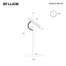 ST-Luce Lilt SL6210.404.01 Настольная лампа декоративная Италия - фото 1 - фото 3