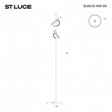 ST-Luce Lilt SL6210.405.02 Торшер Италия - фото 1 - фото 3