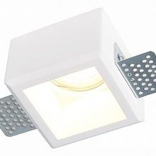 ST-Luce ST252–254 GYPSUM ST252.518.01 Встраиваемый светильник 8x8 см, Италия - фото 1 - фото 2