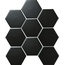 Starmosaic Homework SBH4810 Hexagon big Black Matt Мозаика 25,6x29,5 см, Китай, под мозаику - фото 1