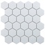 Starmosaic Homework IDL1001 Hexagon small White Glossy Мозаика 26,5x27,8 см, Китай, под мозаику - фото 1