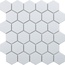 Starmosaic Homework IDL1005 Hexagon small White Matt Мозаика 26,5x27,8 см, Китай, под мозаику - фото 1