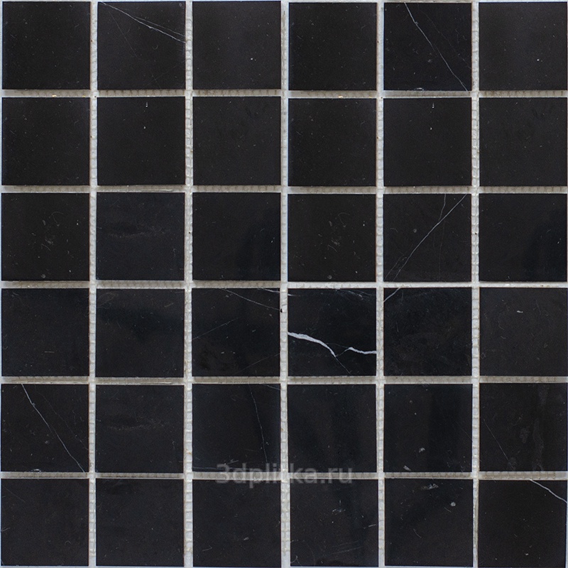 JMST056 Wild Stone 🏆 Black Polished натур. мрамор 30,5x30,5 мозаика от ...