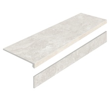 Staro L Ступени Mystical Charm Bianco Matt с подступенником Ступень 32x120 см, Индия, под камень  - фото 1 - фото 1