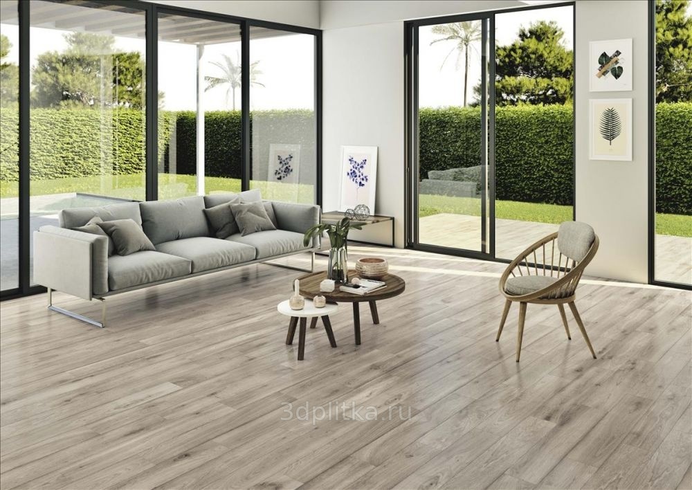 Stn Ceramica Rigel 23x120 см, керамогранит, Испания, под дерево - фото интерьера 1