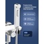 Stworki Сортланд S10155CW Белый/Хром Смеситель с гигиеническим душем для душа, Россия - фото 3
