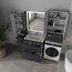 Style Line Атлантика СС-00002568 Графит матовый 60 Шкаф 31x60x100 см, Россия - фото 4