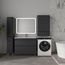 Style Line El Fante СС-00002565 Графит 35 (с корзиной, Люкс Плюс) Шкаф-пенал 35x35x175 см, Россия - фото 2
