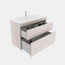 Style Line Атлантика СС-00002585 Карамель 90 (напольная) Тумба для раковины 45x90x85,5 см, Россия - фото 2