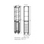 Style Line Бергамо СС-00002509 Белый глянцевый 30 Шкаф-пенал 30x30x180 см, Россия - фото 3