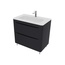 Style Line Бергамо СС-00002524 Графит 90 (напольная) Тумба для раковины 34,6x90x83 см, Россия - фото 1