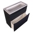 Style Line Бергамо Люкс Plus Черный 80 Тумба для раковины 34,6x79,1x82 см, Россия - фото 3