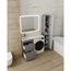Style Line Даллас СС-00002608 Серая L 110 Тумба с раковиной 48x50x87,5 см, Россия - фото 1