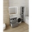 Style Line Даллас СС-00002613 Серая L 130 Тумба с раковиной 48x70x87,5 см, Россия - фото 2