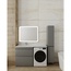 Style Line Даллас СС-00002614 Серая L 140 Тумба с раковиной 48x80x87,5 см, Россия - фото 1