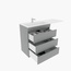 Style Line Даллас СС-00002615 Серая L 140 (Три ящика) Тумба с раковиной 48x80x87,5 см, Россия - фото 2