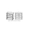Style Line Даллас СС-00002617 Серая L 150 (Три ящика) Тумба с раковиной 48x85x87,5 см, Россия - фото 3