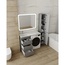 Style Line Даллас СС-00002607 Серая L 110 (Три ящика) Тумба с раковиной 48x50x87,5 см, Россия - фото 1