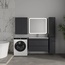 Style Line El Fante СС-00002565 Графит 35 (с корзиной, Люкс Плюс) Шкаф-пенал 35x35x175 см, Россия - фото 1