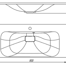 Style Line Фортуна ЛС-00002395 Серый шелк 80 Раковина 45x80x14,2 см, Россия - фото 1 - фото 2