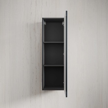 Style Line Марокко подвесной 36, R, без ящика, графит Шкаф-пенал 30x36x110 см, Россия - фото 1 - фото 3