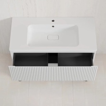 Style Line Марокко PLUS ЛС-00002507 Белый матовый 100 Тумба для раковины 47,8x99,7x72 см, Россия - фото 1 - фото 4
