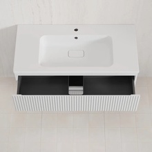 Style Line Марокко PLUS ЛС-00002487 Белый матовый 100 Тумба для раковины 47,8x99,7x55 см, Россия - фото 1 - фото 4