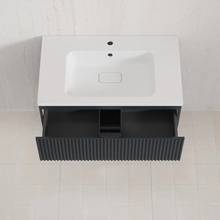 Style Line Марокко PLUS ЛС-00002480 Графит матовый 80 Тумба для раковины 47,8x79,7x55 см, Россия - фото 1 - фото 4