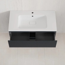Style Line Марокко PLUS ЛС-00002484 Графит матовый 90 Тумба для раковины 47,8x89,7x55 см, Россия - фото 1 - фото 4