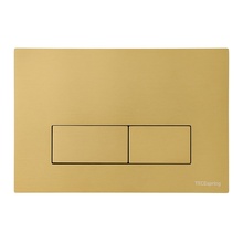 Tece TECEspring S S240511 Золото сатинированное Кнопка смыва 0,5x24,5x16,5 см, Германия - фото 1 - фото 1
