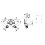 Tece TECEflex 768501 угловой с настенным креплением 16 x 1/2" x 16, латунь Тройник Германия - фото 2