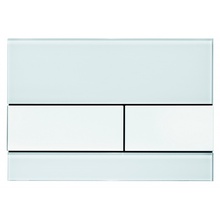 Tece Square 9240800 cтекло белое, клавиши белые Кнопка смыва Германия - фото 1 - фото 3