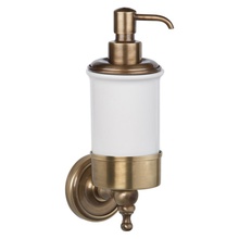 Tiffany World Bristol TWBR108br Бронза/белый Дозатор для жидкого мыла Италия - фото 1 - фото 1