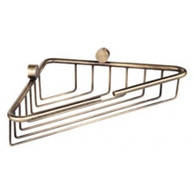 Tiffany World Bristol TWBR534br Бронза угловая Полка-решетка 21x21x5 см, Италия - фото 1 - фото 1