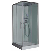 Timo Premium ILMA 109 90x90 стекло прозрачное/матовое/хром Душевая кабина 90x90x220 см, Финляндия - фото 1 - фото 1