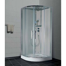 Timo Premium ILMA 909 90x90 стекло прозрачное/белое/хром Душевая кабина 90x90x220 см, Финляндия - фото 1 - фото 2