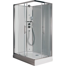 Timo Premium ILMA 102 L 120x80 левая стекло прозрачное/белое/хром Душевая кабина 80x120x222 см, Финляндия - фото 1 - фото 1