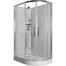 Timo Premium ILMA 902 L 120x80 левая стекло прозрачное/белое/хром Душевая кабина 80x120x222 см, Финляндия - фото 1 - фото 1