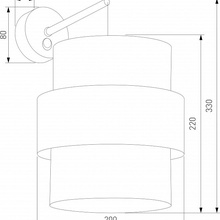 TK Lighting Calisto 5400 Calisto Бра 20x33 см, Польша - фото 1 - фото 3