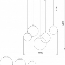 TK Lighting Esme 4791 Esme Люстра подвесная 80x80x220 см, Польша - фото 1 - фото 3