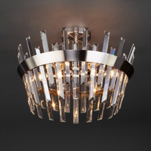 TK Lighting Steccato 10111/5 сатин-никель/прозрачный Светильник Польша - фото 1 - 3 TK Lighting Steccato 10111/5 сатин-никель/прозрачный Светильник Польша - фото 1 - фото 3
