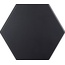 Tonalite Examatt 6415 Esagona Nero Matt Настенная плитка 15x17,1 см, Италия - фото 1