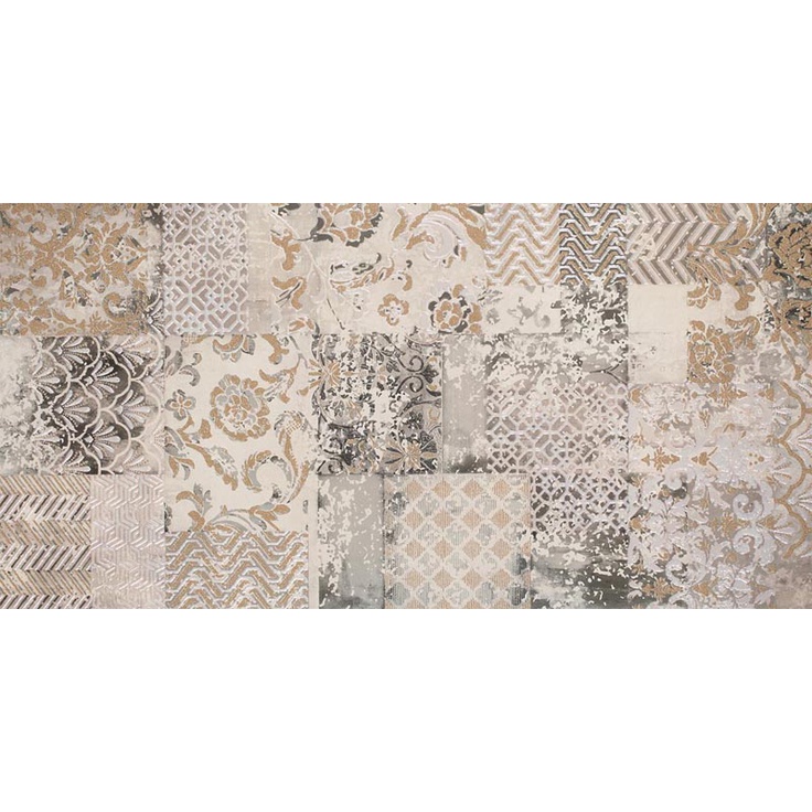 Tonino Lamborghini Sakhir TL12KH05P Decoro Patchwork Sand Декор 60x120 см, Италия, под камень  - фото 1