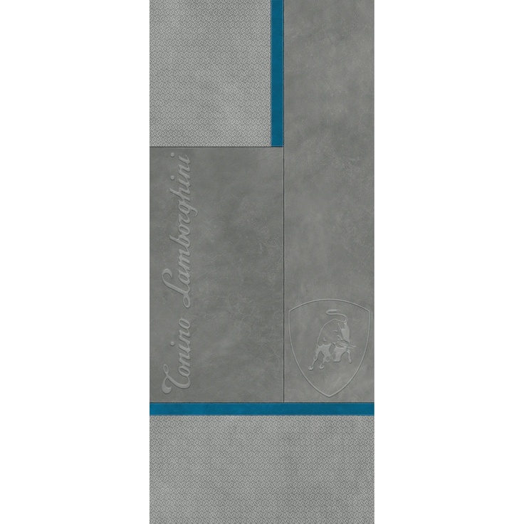 Tonino Lamborghini Korium 167561 Grey Blue Square Logo Керамогранит 120x280 см, Италия, под кожу - фото 1 Tonino Lamborghini Korium 167561 Grey Blue Square Logo Керамогранит 120x280 см, Италия, под кожу - фото 1